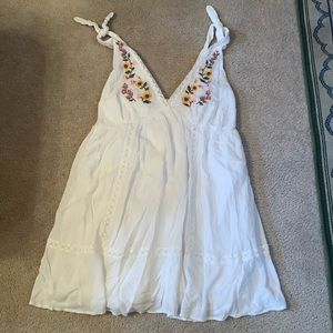 white summer dress